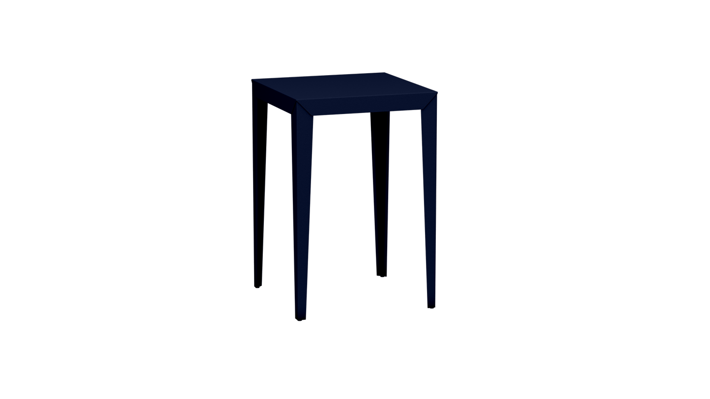 Mange - Debout carré 70cm en aluminium Zef - MATIERE GRISE - La Maison MilanaiseMD70ZEF50Nuit 114Fuselés