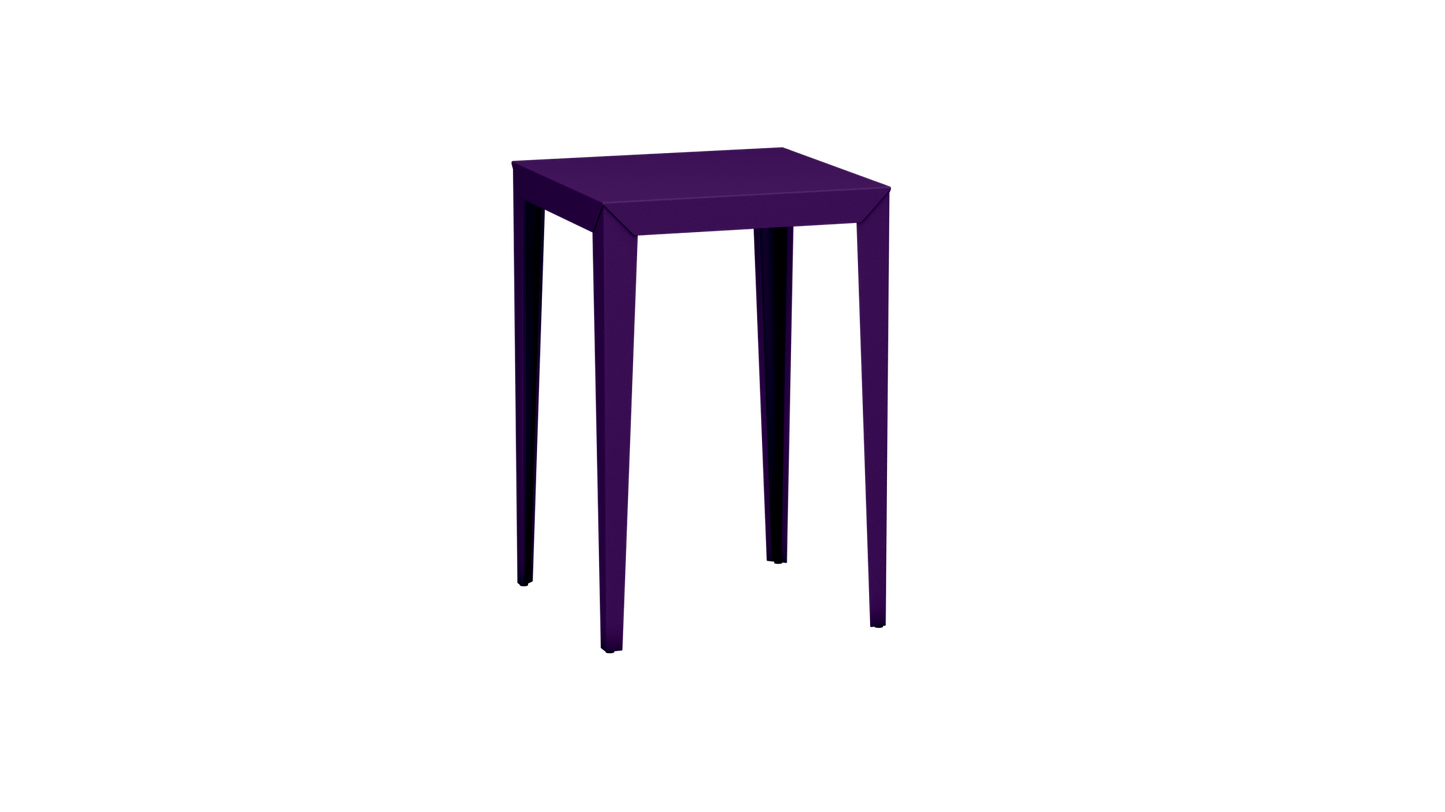 Mange - Debout carré 70cm en aluminium Zef - MATIERE GRISE - La Maison MilanaiseMD70ZEF22Ultra Violet 172Fuselés