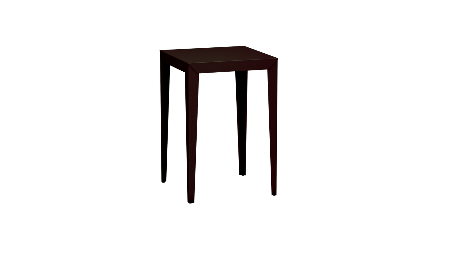 Mange - Debout carré 70cm en aluminium Zef - MATIERE GRISE - La Maison MilanaiseMD70ZEF64Violet de Mars 171Fuselés