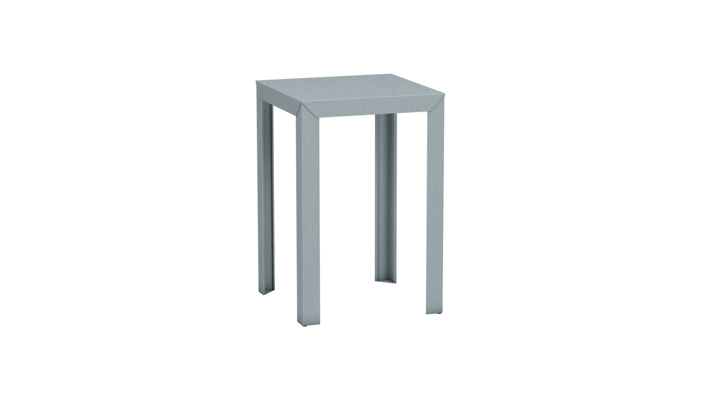 Mange - Debout carré 70cm en aluminium Zef - MATIERE GRISE - La Maison MilanaiseMD70ZEF23Nuage 002Droits