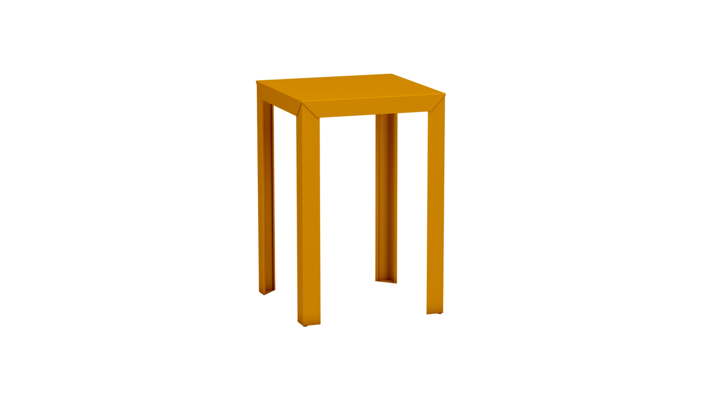 Mange - Debout carré 70cm en aluminium Zef - MATIERE GRISE - La Maison MilanaiseMD70ZEF1Safran 131Droits