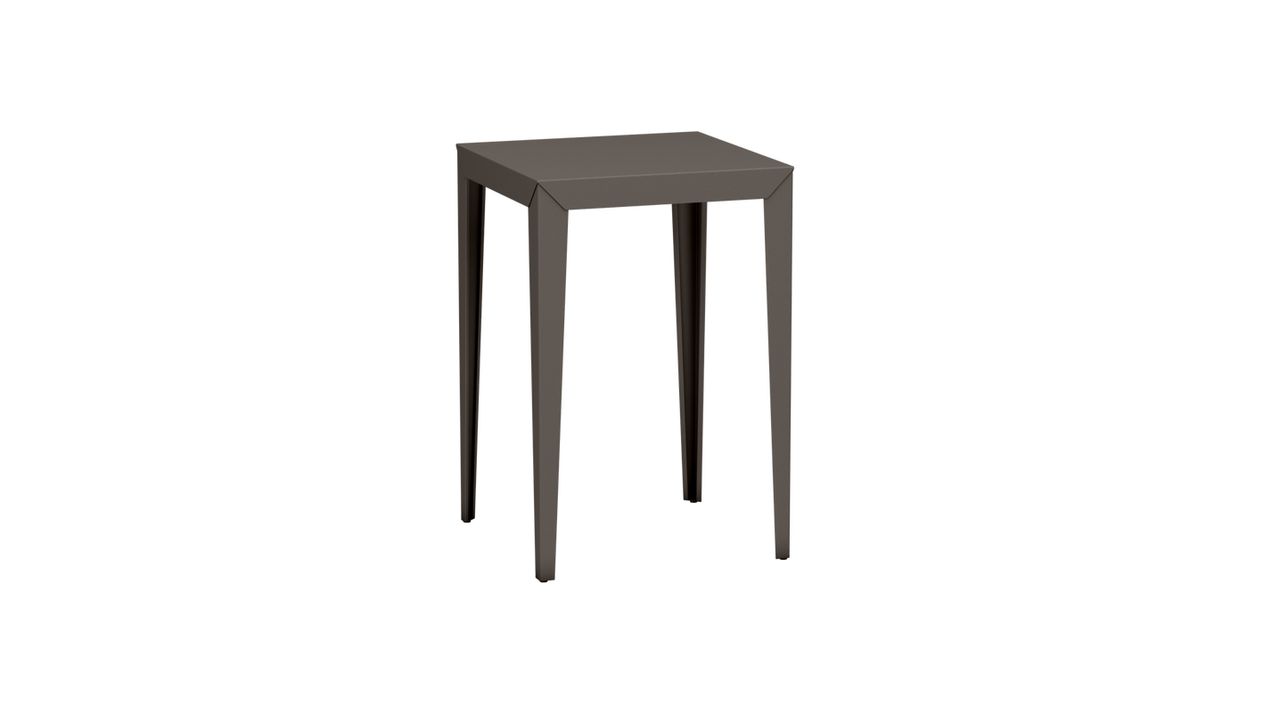 Mange - Debout carré 70cm en aluminium Zef - MATIERE GRISE - La Maison MilanaiseMD70ZEF56Taupe 192Fuselés