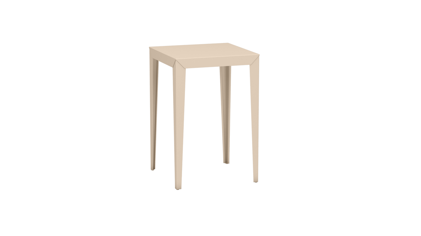 Mange - Debout carré 70cm en aluminium Zef - MATIERE GRISE - La Maison MilanaiseMD70ZEF38Eggshell 161Fuselés