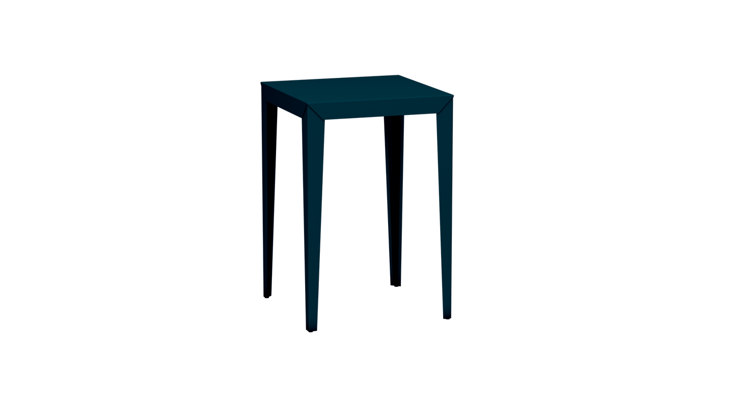 Mange - Debout carré 70cm en aluminium Zef - MATIERE GRISE - La Maison MilanaiseMD70ZEF20Canard 115Fuselés