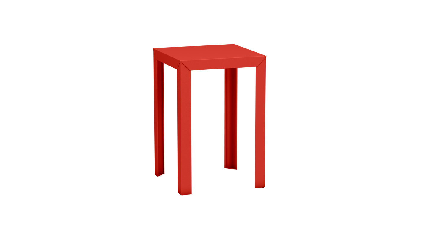 Mange - Debout carré 70cm en aluminium Zef - MATIERE GRISE - La Maison MilanaiseMD70ZEF27Pêche 143Droits
