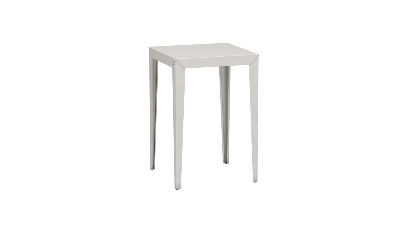 Mange - Debout carré 70cm en aluminium Zef - MATIERE GRISE - La Maison MilanaiseMD70ZEF62Craie 023Fuselés