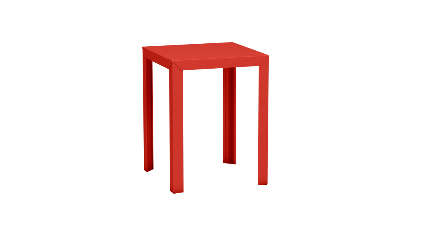 Mange - Debout carré 80cm en aluminium Zef - MATIERE GRISE - La Maison MilanaiseMD80ZEF27Pêche 143Droits