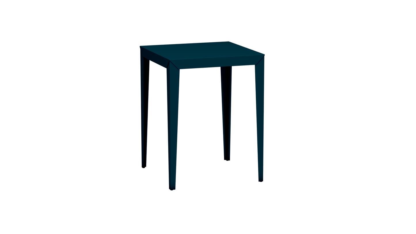 Mange - Debout carré 80cm en aluminium Zef - MATIERE GRISE - La Maison MilanaiseMD80ZEF20Canard 115Fuselés