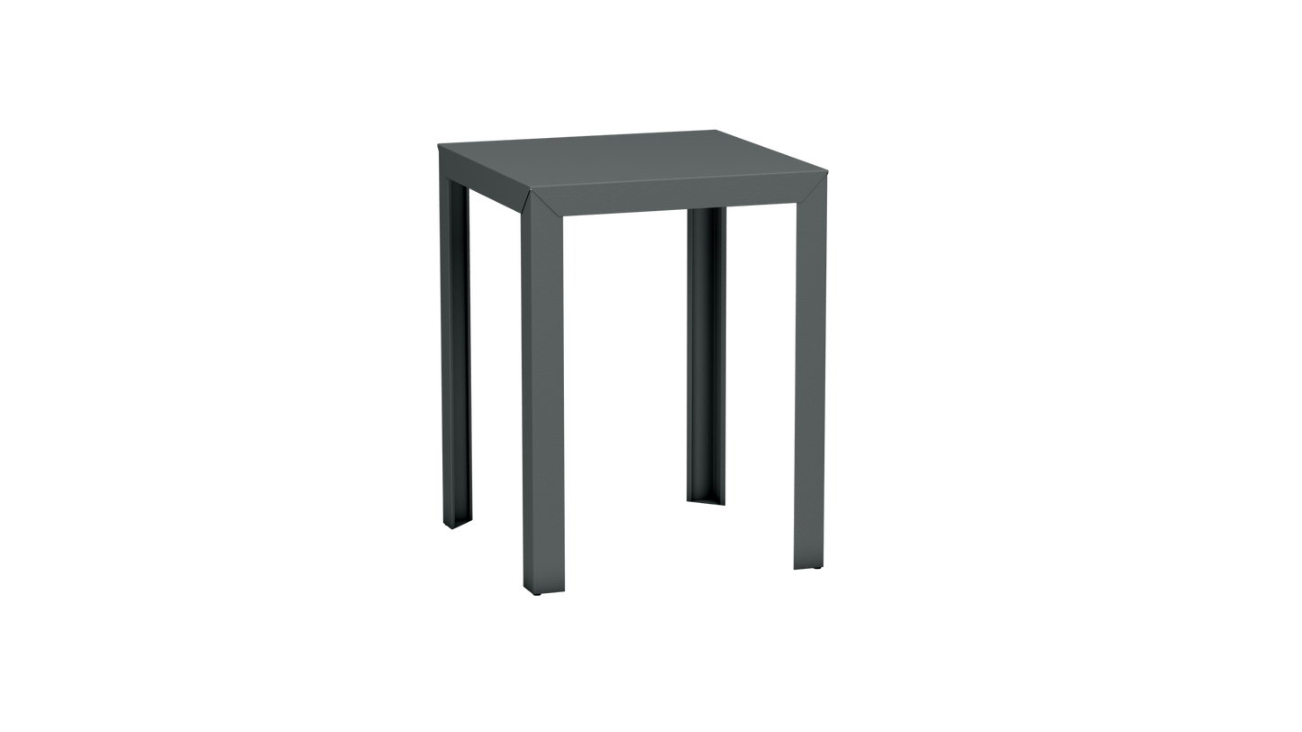 Mange - Debout carré 80cm en aluminium Zef - MATIERE GRISE - La Maison MilanaiseMD80ZEF43Orage 221Droits