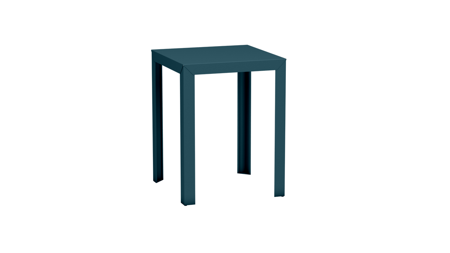Mange - Debout carré 80cm en aluminium Zef - MATIERE GRISE - La Maison MilanaiseMD80ZEF13Houle 116Droits