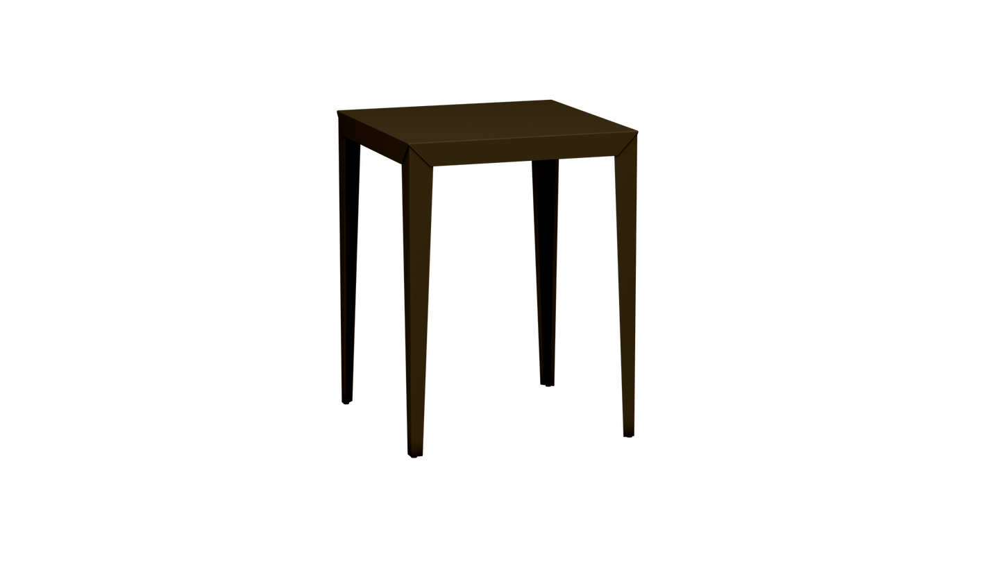 Mange - Debout carré 80cm en aluminium Zef - MATIERE GRISE - La Maison MilanaiseMD80ZEF76Bronze 181Fuselés