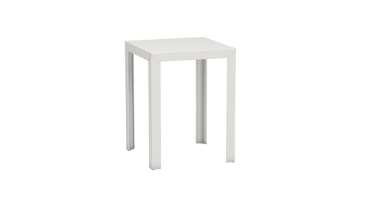Mange - Debout carré 80cm en aluminium Zef - MATIERE GRISE - La Maison MilanaiseMD80ZEF79Blanc 001Droits