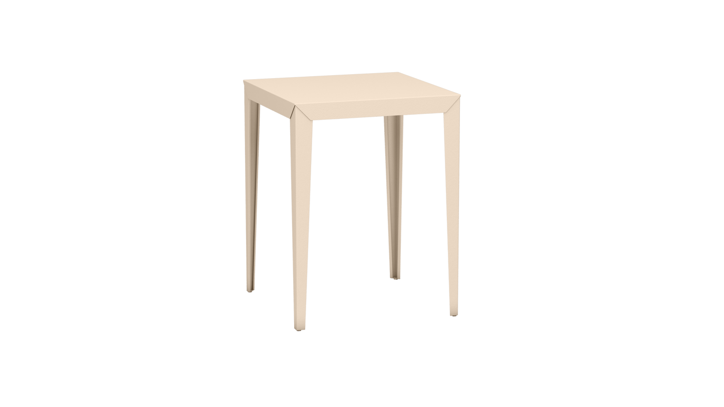 Mange - Debout carré 80cm en aluminium Zef - MATIERE GRISE - La Maison MilanaiseMD80ZEF38Eggshell 161Fuselés
