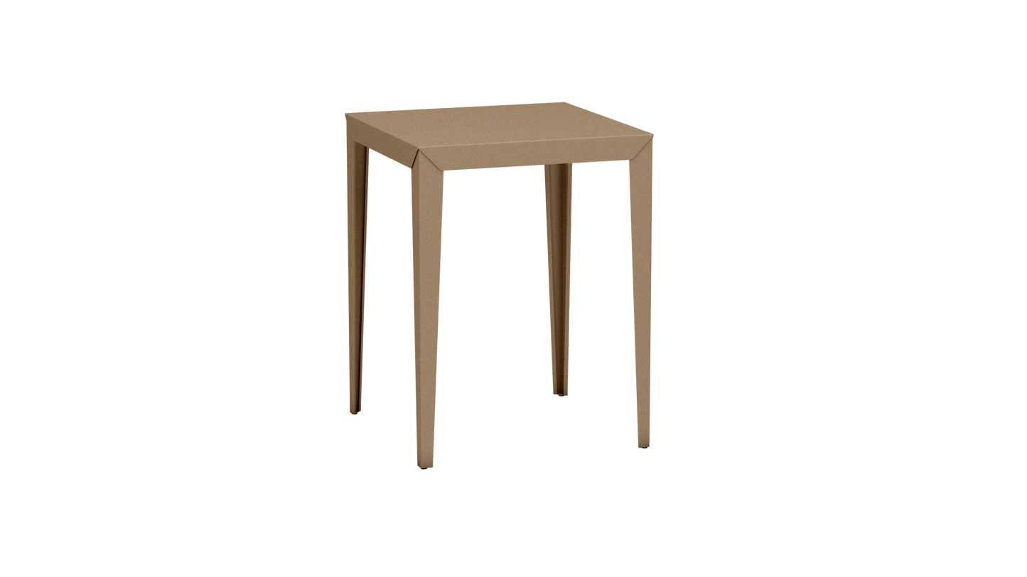 Mange - Debout carré 80cm en aluminium Zef - MATIERE GRISE - La Maison MilanaiseMD80ZEF58Sable 018Fuselés