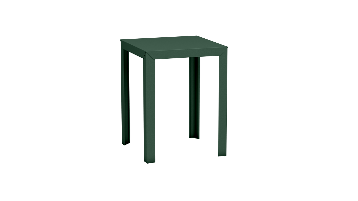 Mange - Debout carré 80cm en aluminium Zef - MATIERE GRISE - La Maison MilanaiseMD80ZEF53Olive 121Droits