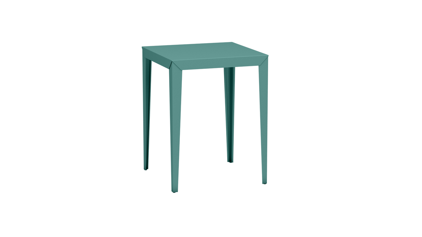 Mange - Debout carré 80cm en aluminium Zef - MATIERE GRISE - La Maison MilanaiseMD80ZEF12Celadon 006Fuselés