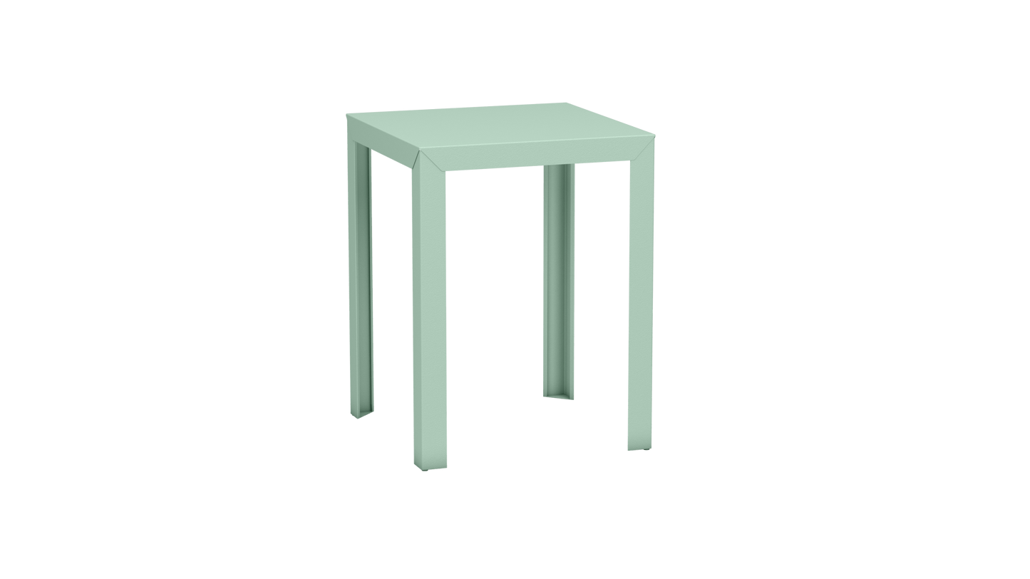 Mange - Debout carré 80cm en aluminium Zef - MATIERE GRISE - La Maison MilanaiseMD80ZEF9Vert d'eau 120Droits