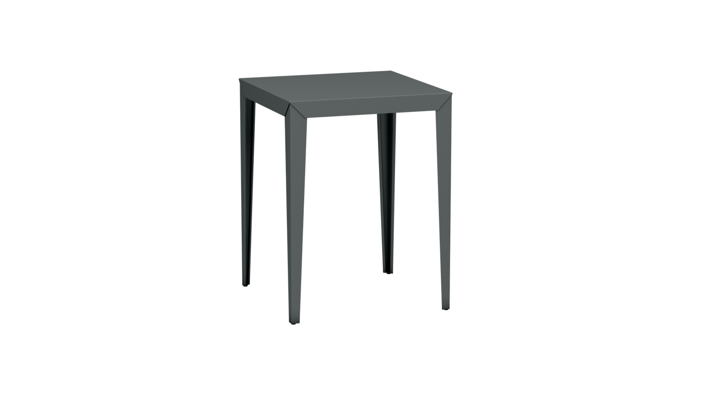 Mange - Debout carré 80cm en aluminium Zef - MATIERE GRISE - La Maison MilanaiseMD80ZEF44Orage 221Fuselés