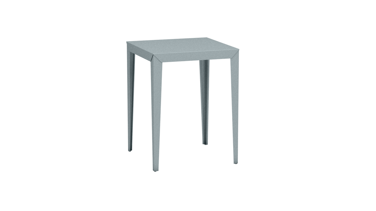 Mange - Debout carré 80cm en aluminium Zef - MATIERE GRISE - La Maison MilanaiseMD80ZEF24Nuage 002Fuselés