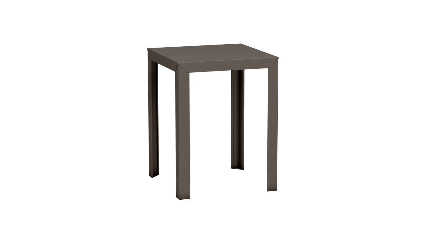 Mange - Debout carré 80cm en aluminium Zef - MATIERE GRISE - La Maison MilanaiseMD80ZEF55Taupe 192Droits