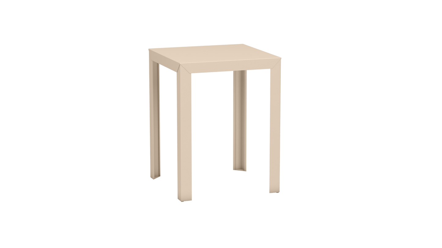 Mange - Debout carré 80cm en aluminium Zef - MATIERE GRISE - La Maison MilanaiseMD80ZEF37Eggshell 161Droits
