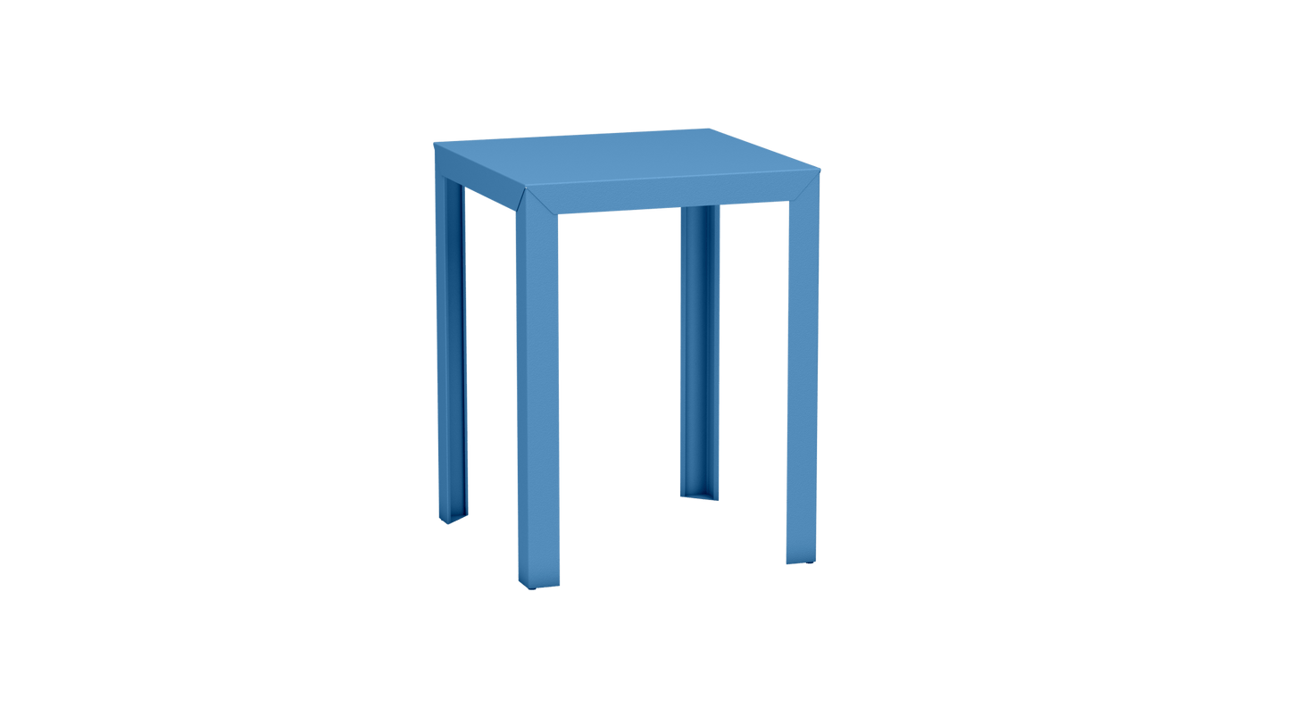 Mange - Debout carré 80cm en aluminium Zef - MATIERE GRISE - La Maison MilanaiseMD80ZEF15Azur 111Droits