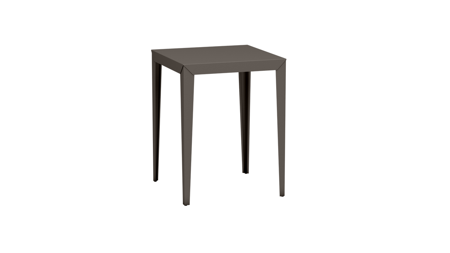 Mange - Debout carré 80cm en aluminium Zef - MATIERE GRISE - La Maison MilanaiseMD80ZEF56Taupe 192Fuselés