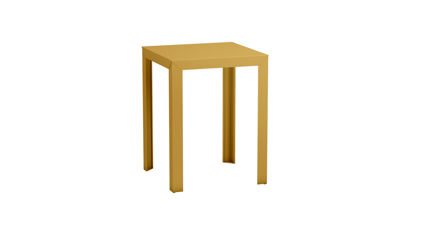 Mange - Debout carré 80cm en aluminium Zef - MATIERE GRISE - La Maison MilanaiseMD80ZEF69Laiton 230Droits