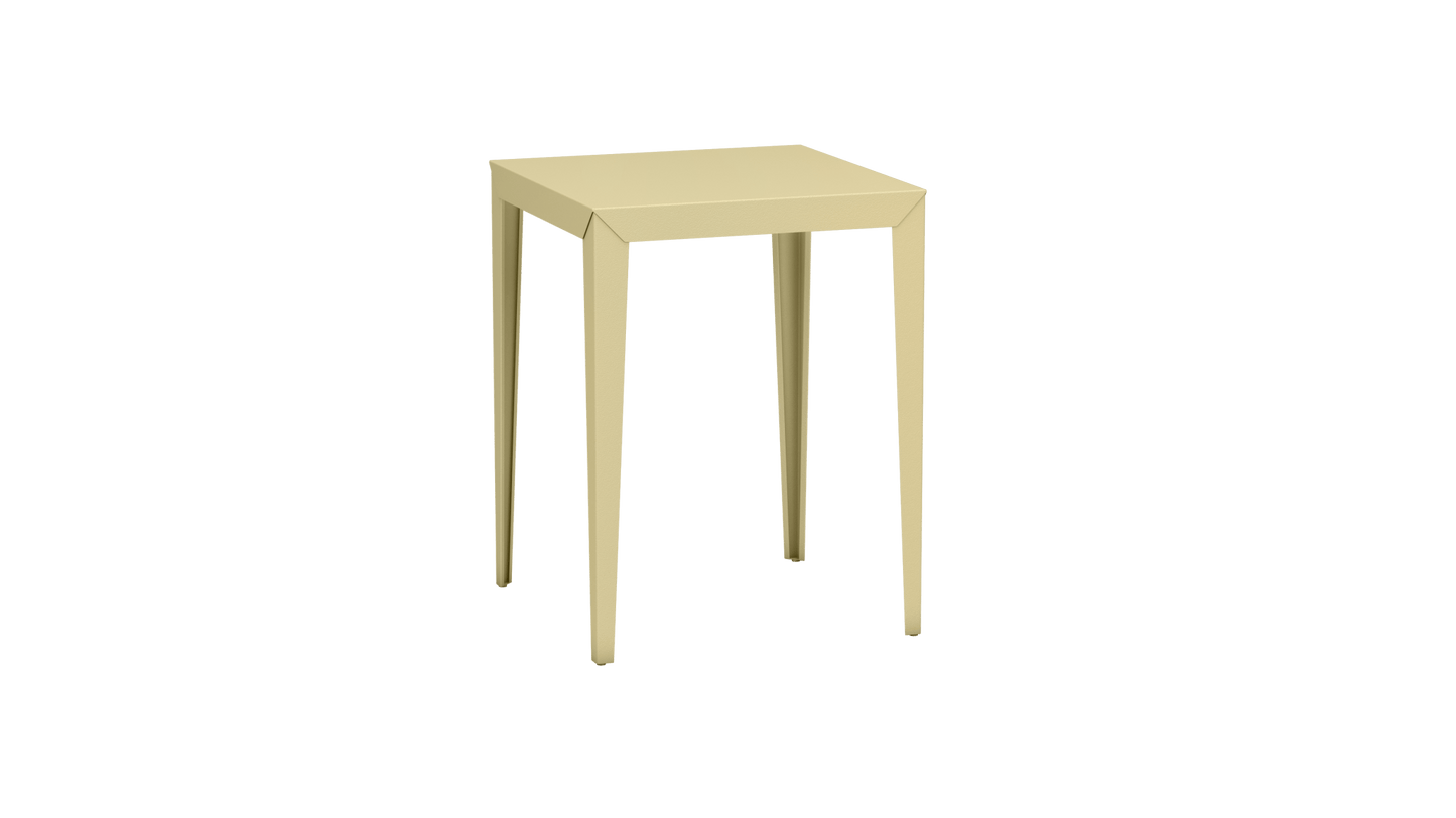 Mange - Debout carré 80cm en aluminium Zef - MATIERE GRISE - La Maison MilanaiseMD80ZEF72Champagne 231Fuselés