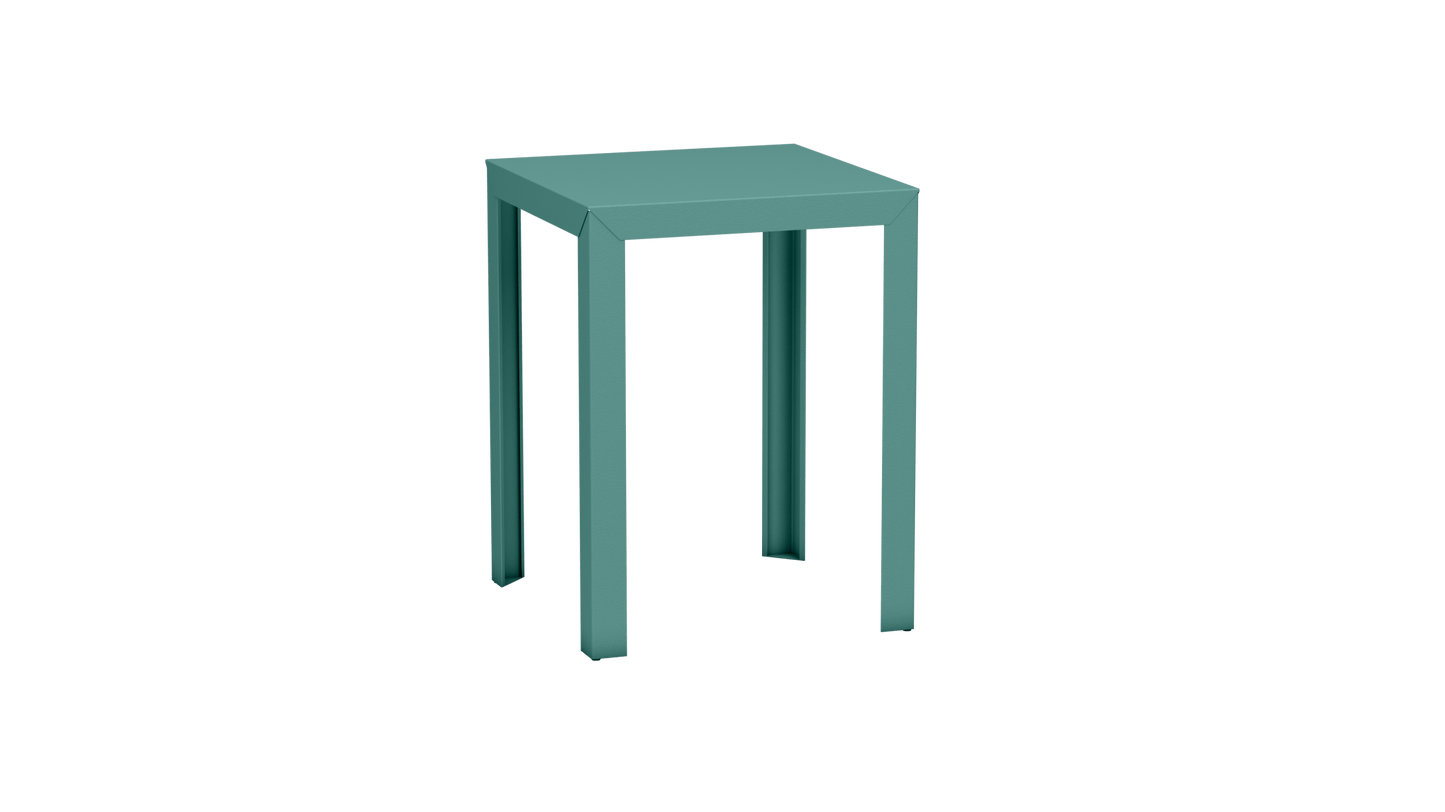 Mange - Debout carré 80cm en aluminium Zef - MATIERE GRISE - La Maison MilanaiseMD80ZEF11Celadon 006Droits