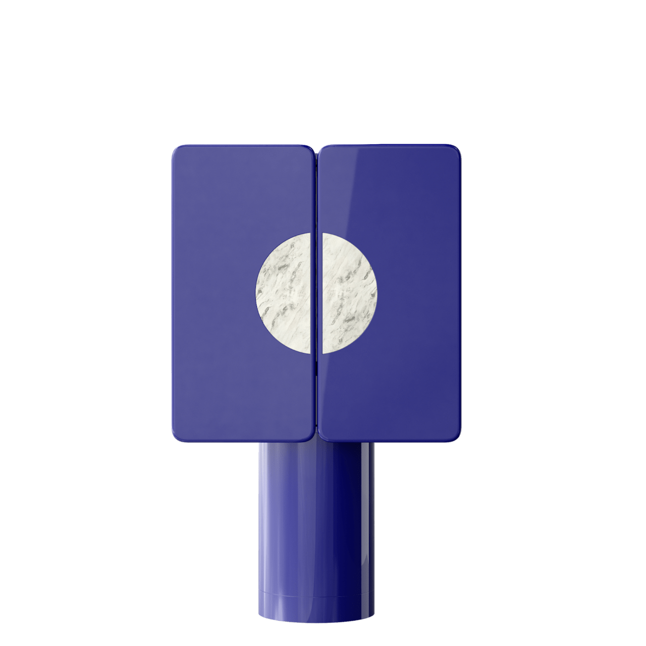 Meuble bar REGIS Bleu électrique – insert céramique Palissandro Blue - ULTRA MOBILI - La Maison MilanaiseBRG