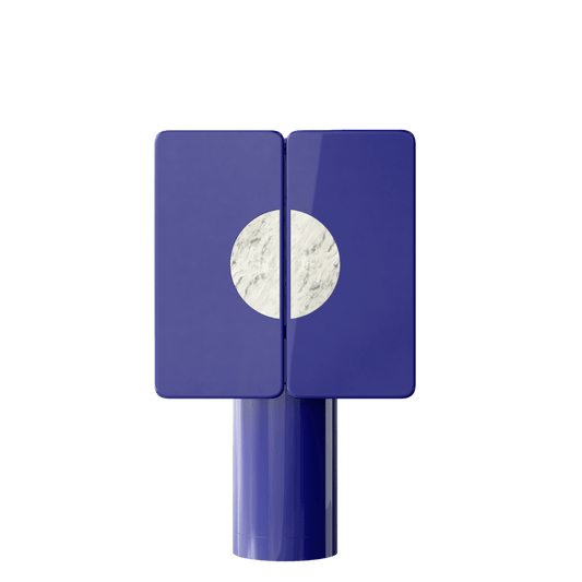 Meuble bar REGIS Bleu électrique – insert céramique Palissandro Blue - ULTRA MOBILI - La Maison MilanaiseBRG
