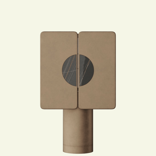 Meuble bar REGIS Bronze vintage et céramique Sahara Noir - ULTRA MOBILI - La Maison MilanaiseBRGBRONZE
