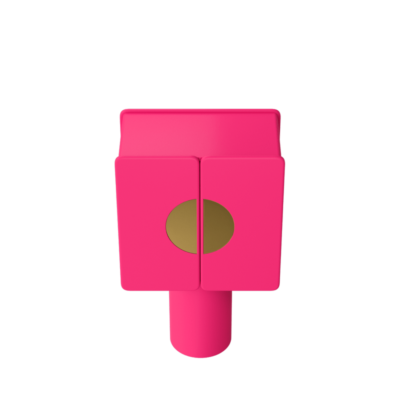 Meuble bar REGIS Rose Fluo et Miroir doré - ULTRA MOBILI - La Maison MilanaiseBRGROSE