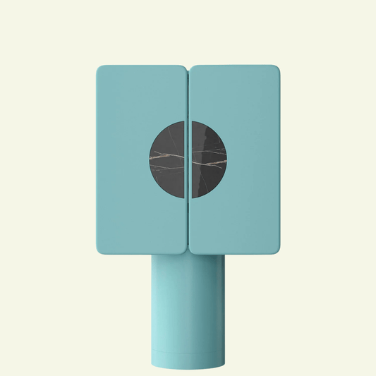 Meuble bar REGIS Turquoise et céramique Breccia - ULTRA MOBILI - La Maison MilanaiseBRGTURQUOISE