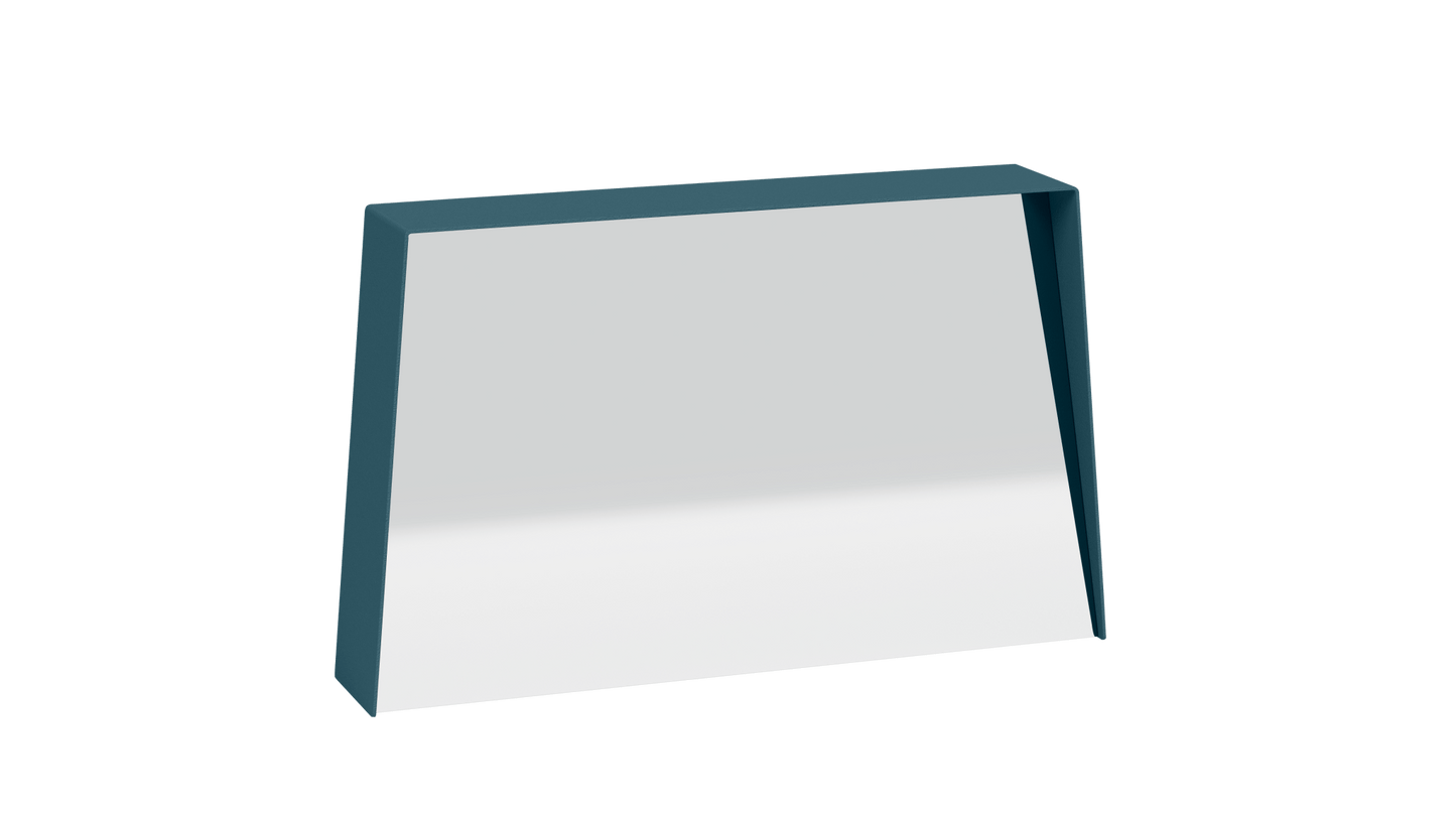 Miroir trapèze en métal Miroir HD - MATIERE GRISE - La Maison MilanaiseMIROIRHD - 2420" 45.5xP9cmxH29.1cmHoule 116
