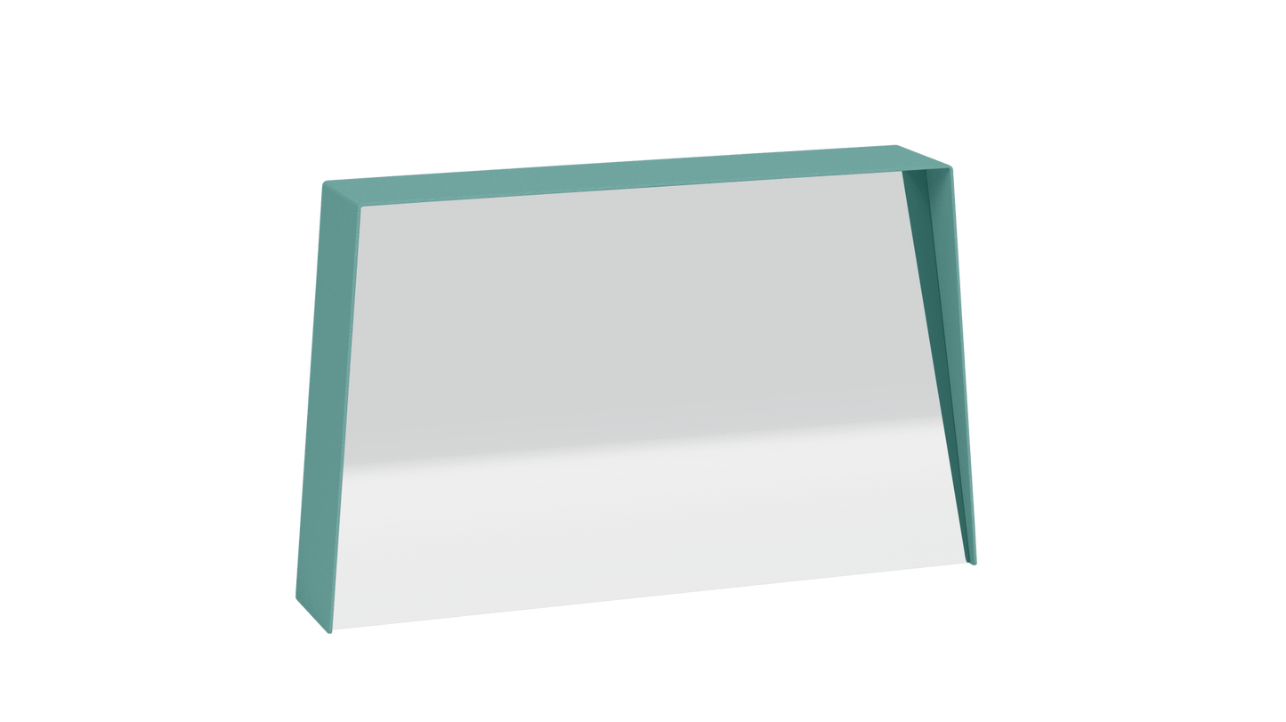 Miroir trapèze en métal Miroir HD - MATIERE GRISE - La Maison MilanaiseMIROIRHD - 6533" 74.9xP14xH45.8cmCeladon 006