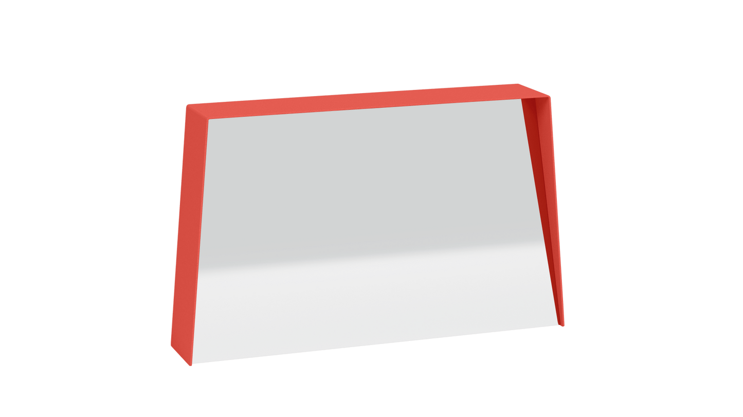Miroir trapèze en métal Miroir HD - MATIERE GRISE - La Maison MilanaiseMIROIRHD - 5833" 74.9xP14xH45.8cmPêche 143