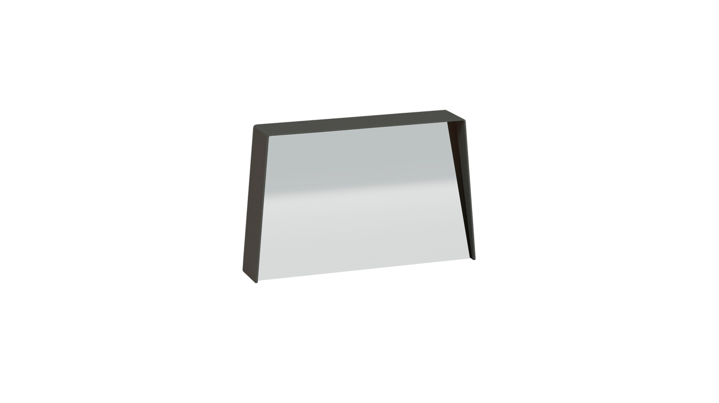 Miroir trapèze en métal Miroir HD - MATIERE GRISE - La Maison MilanaiseMIROIRHD - 3220" 45.5xP9cmxH29.1cmWinners 223