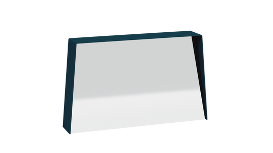 Miroir trapèze en métal Miroir HD - MATIERE GRISE - La Maison MilanaiseMIROIRHD - 6133" 74.9xP14xH45.8cmCanard 115