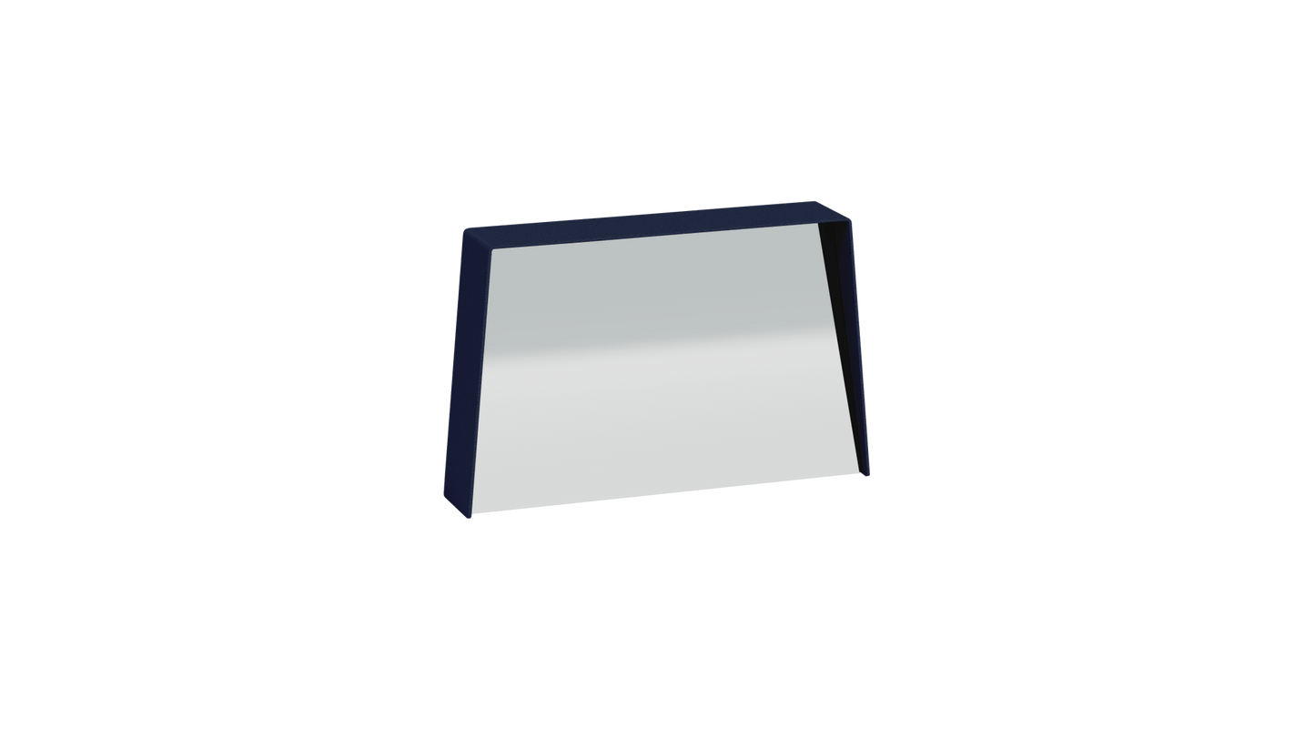 Miroir trapèze en métal Miroir HD - MATIERE GRISE - La Maison MilanaiseMIROIRHD - 720" 45.5xP9cmxH29.1cmNuit 114
