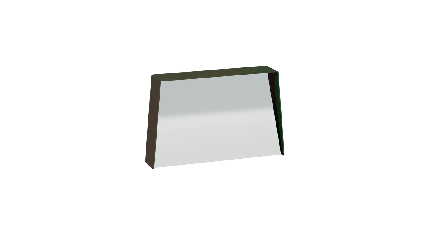 Miroir trapèze en métal Miroir HD - MATIERE GRISE - La Maison MilanaiseMIROIRHD - 3320" 45.5xP9cmxH29.1cmJekyll 123