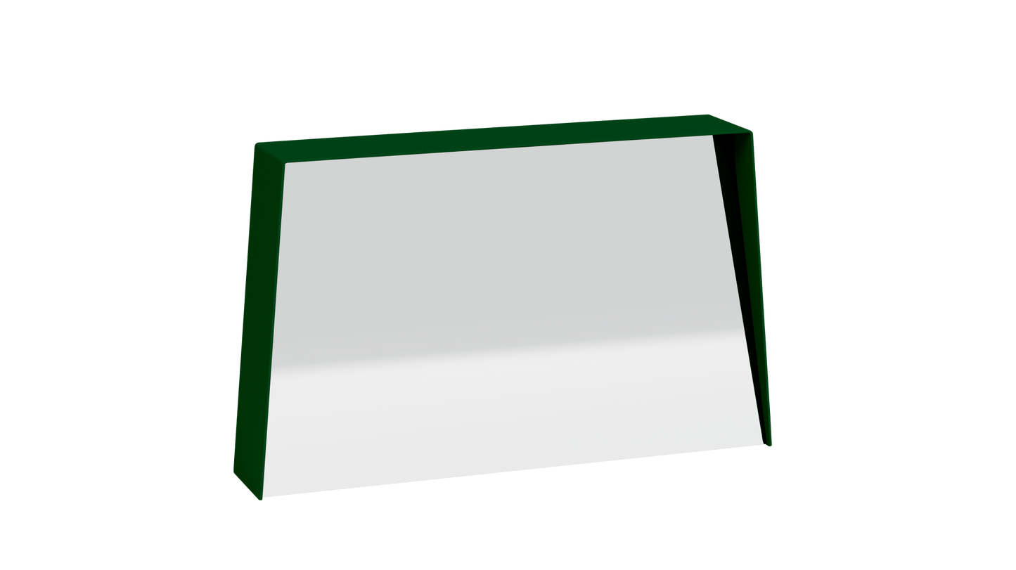 Miroir trapèze en métal Miroir HD - MATIERE GRISE - La Maison MilanaiseMIROIRHD - 6733" 74.9xP14xH45.8cmCanopée 124