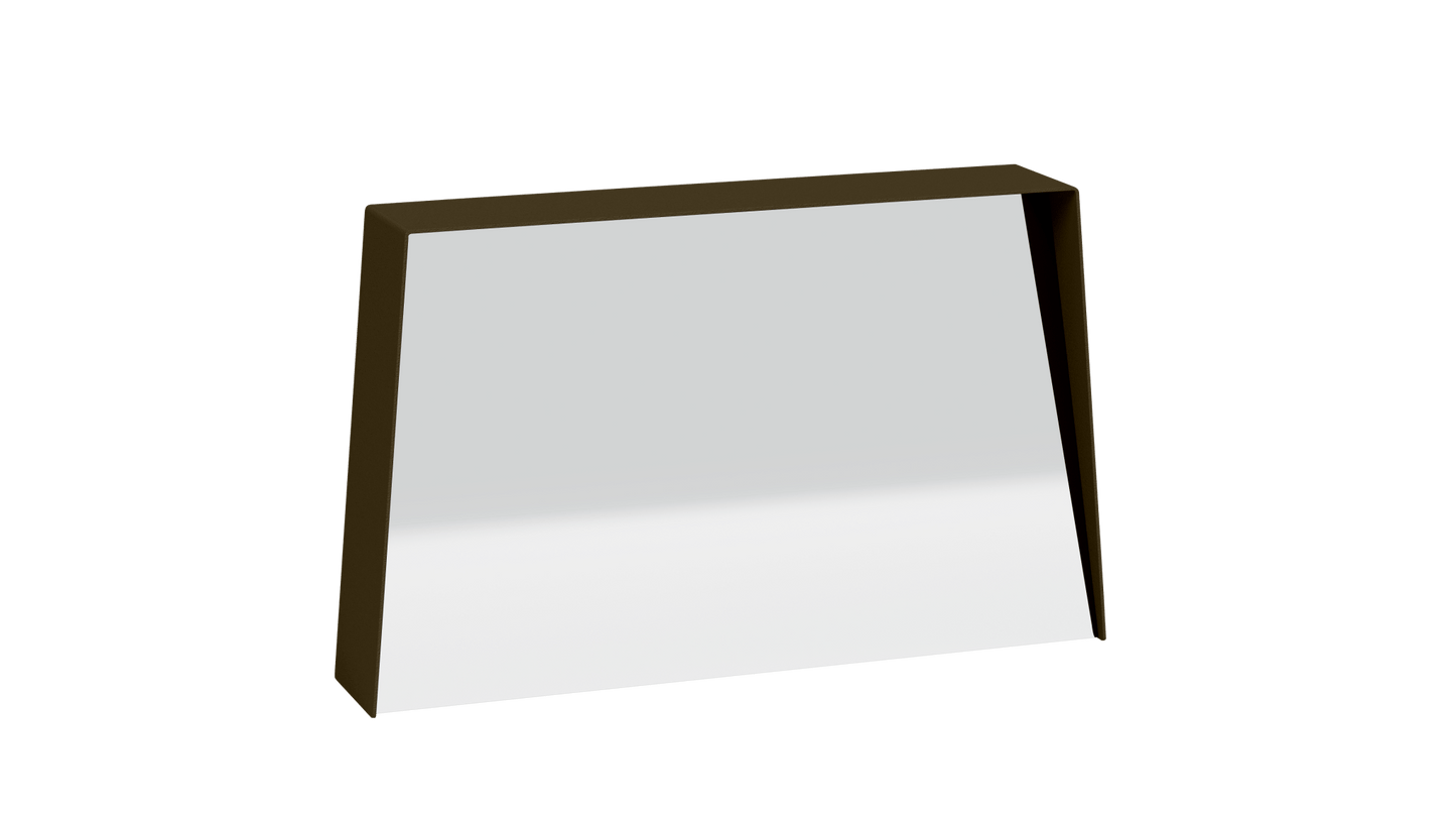 Miroir trapèze en métal Miroir HD - MATIERE GRISE - La Maison MilanaiseMIROIRHD - 7733" 74.9xP14xH45.8cmBronze 181