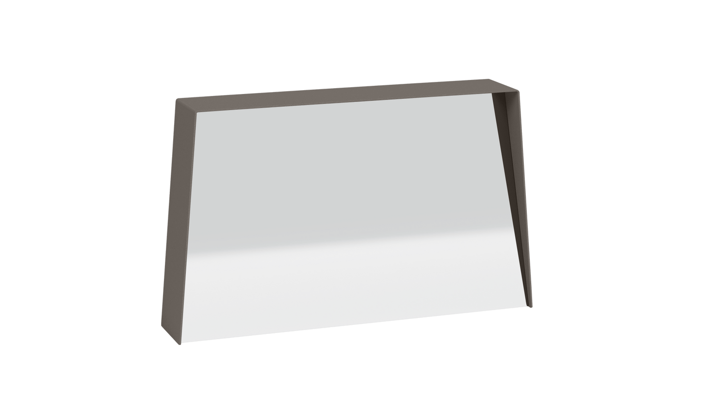 Miroir trapèze en métal Miroir HD - MATIERE GRISE - La Maison MilanaiseMIROIRHD - 5033" 74.9xP14xH45.8cmTaupe 192