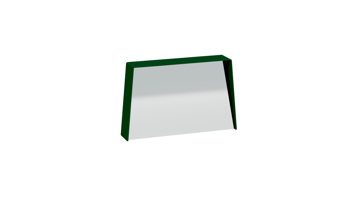 Miroir trapèze en métal Miroir HD - MATIERE GRISE - La Maison MilanaiseMIROIRHD - 2720" 45.5xP9cmxH29.1cmCanopée 124