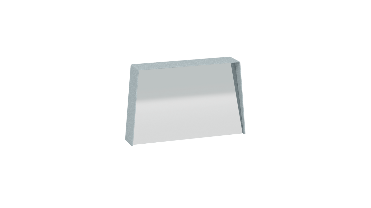Miroir trapèze en métal Miroir HD - MATIERE GRISE - La Maison MilanaiseMIROIRHD - 3920" 45.5xP9cmxH29.1cmNuage 002
