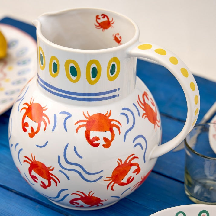 Pichet au design original crabe Summer Bliss - COSTA NOVA x LAETICIA ROUGET