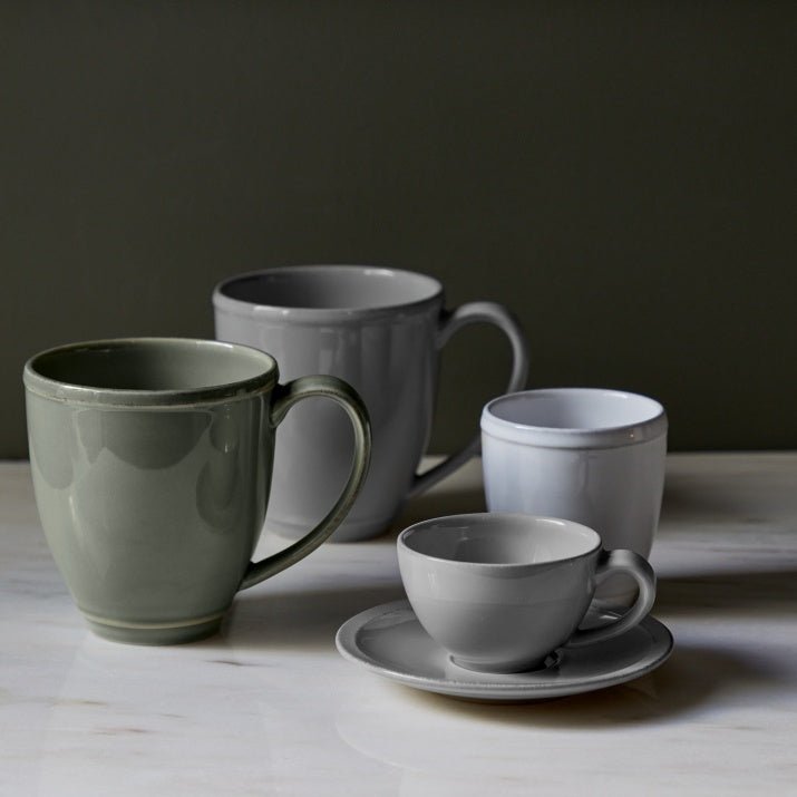 Mugs en grés fin Friso, lot de 6 - COSTA NOVA - La Maison MilanaiseFIC132FRISOBBlanc