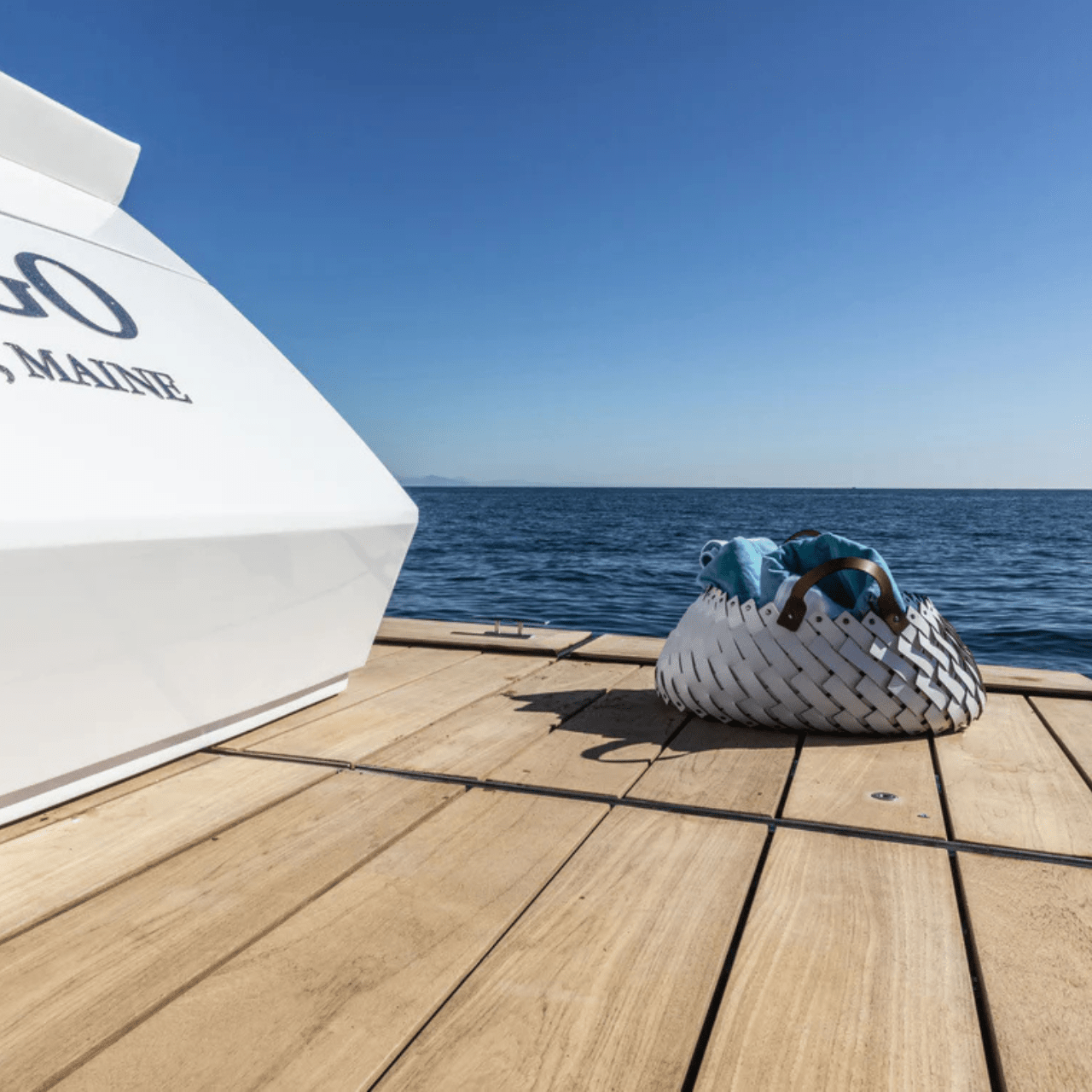 Panier en cuir avec anses Almeria - PINETTI - La Maison MilanaiseANBLANCGRBlanc
